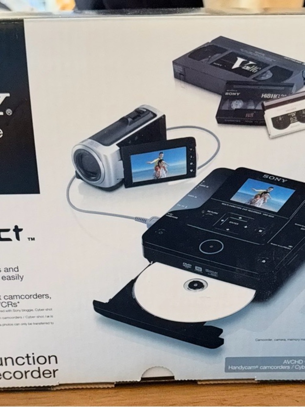 Sony black and silver Portable DVD Camcorder Recorder